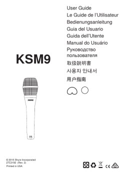 KSM9 - Shure