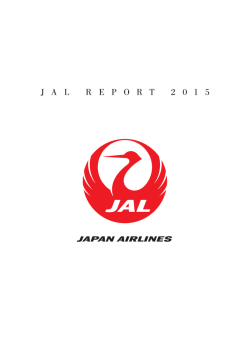 JAL REPORT 2015 - Japan Airlines