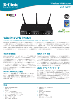 Wireless VPN Router - D-Link