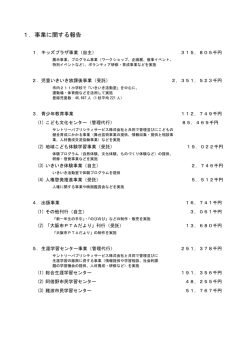 事業報告書 - 一般財団法人 大阪教育文化振興財団