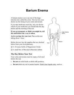 バリウム注腸 - Health Information Translations