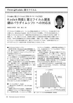 Kodakと富士フイルムに見るサバイバル方法