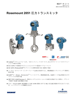 Rosemount 2051 圧力伝送器