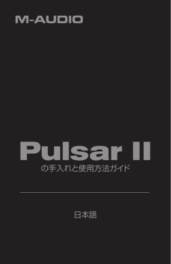 Pulsar II・手入れと使用方法ガイド