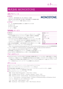 株式会社 MONOSTONE
