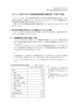 JAバンク香川における地域密着型金融の取組状況（平成 27 年度）