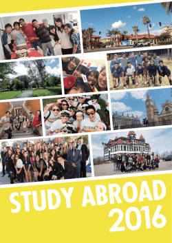 英語コース Study Abroadの手引き 2016 ［PDF 13.1MB］