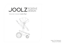Instruction manual Joolz Day²