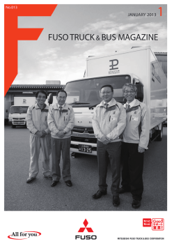 JANUARY 2013 - Mitsubishi Fuso Truck and Bus Corporation