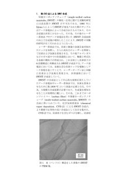 熱CVD法によるSWCNT合成 - Maruyama