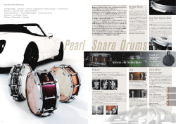 Pearl Snare Drums features and technologies