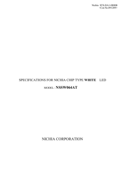 model : nssw064at nichia corporation
