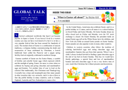 Global Talk 2013Mar. What is Easter all about?