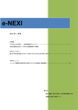 e-NEXI 2015年01月号をダウンロード
