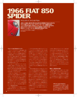 1966 FIAT 850 SPIDER