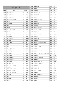 会員名簿 - 日本惣菜協会