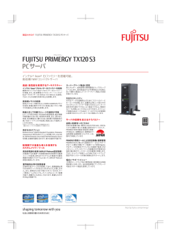 FUJITSU PRIMERGY TX120 S3