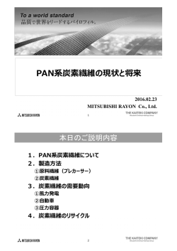 （1）PAN系炭素繊維の現状と将来