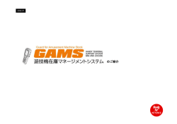 GAMS製品資料 - 株式会社 ピーテック