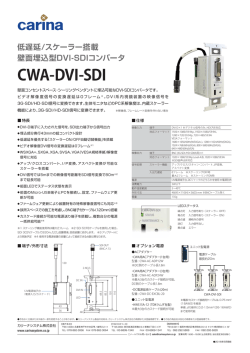 CWA-DVI-SDI - カリーナシステム株式会社