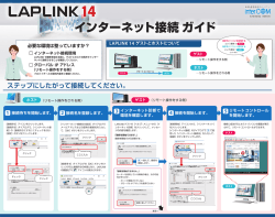 LAPLINK14 インターネット接続ガイド