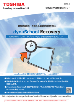 dynaSchool Recovery カタログ