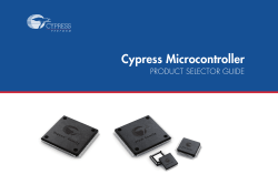 Cypress Microcontroller