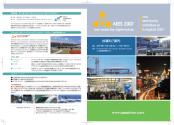 AEES出展のご案内 - AEES 2010 Asia leads the digital future