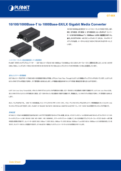 10/100/1000Base-T to 1000Base-SX/LX Gigabit Media Converter