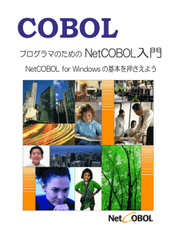 NetCOBOL開発ガイド（プロジェクトマネージャ編）