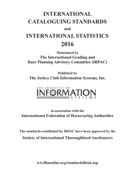 Entire 2016 Book - The Jockey Club Information Systems