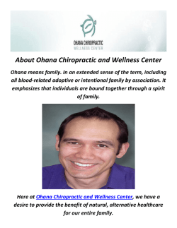Ohana Chiropractic and Wellness Center in Spanish Fork, UT