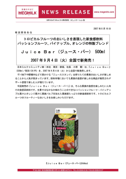 Juice Bar（ジュース・バー） 500ml