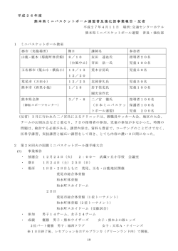 資料3（P19～37） - 熊本県ミニバスケットボール連盟