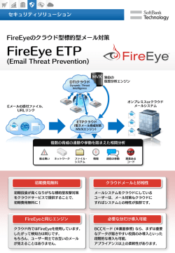FireEye ETP（Email Threat Prevention）※PDFファイルを開きます
