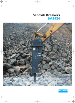 Sandvik Breakers BA2424（PDF:1.1MB）