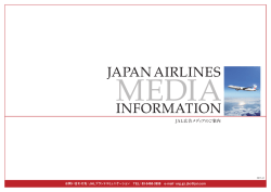 JAPAN AIRLINES INFORMATION