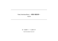 Fate/InterlaceStory －剣製の魔術師