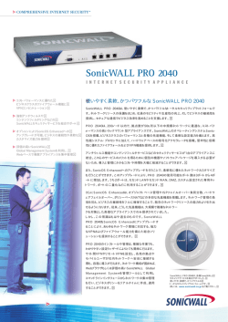 SonicWALL PRO 2040