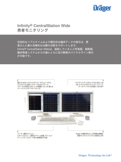 Product information: Infinity ® CentralStation Wide