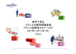 1.Presentation filiere et Inaporc. GR Japon 15 Nov 07JP