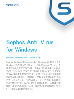 Sophos Anti-Virus for Windows