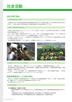 社会活動 - 日本地震再保険