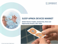 Sleep Apnea Devices Market - Industry Analysis, Size, Share, Growth, Trends and Forecast to 2025