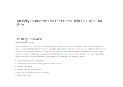 The Flat Belly Fix PDF EBook Free Download