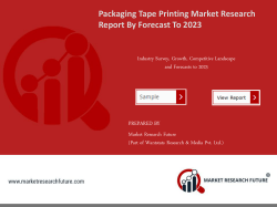 Packaging Tape Printing Market Research Report – Forecast to 2023