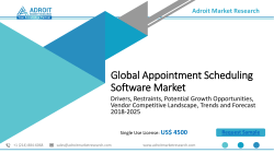 Appointment Scheduling Software Market Strategic Analysis and Future Growth 2018-2025