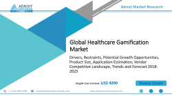 Healthcare Gamification Market Size and Share Analysis , 2018-2025 Forecasts
