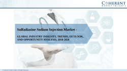 Sulfadiazine Sodium Injection Market Outlook and Opportunity Analysis with Major Key Players