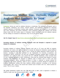 Dosimeters Market Seeking Growth from Emerging Study Drivers 2026